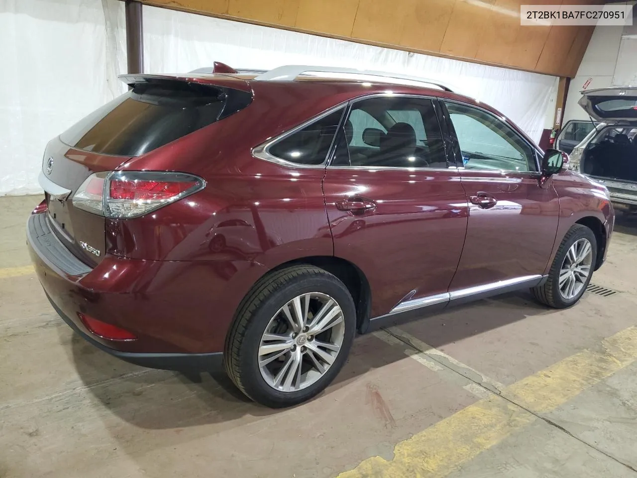 2015 Lexus Rx 350 Base VIN: 2T2BK1BA7FC270951 Lot: 72887454