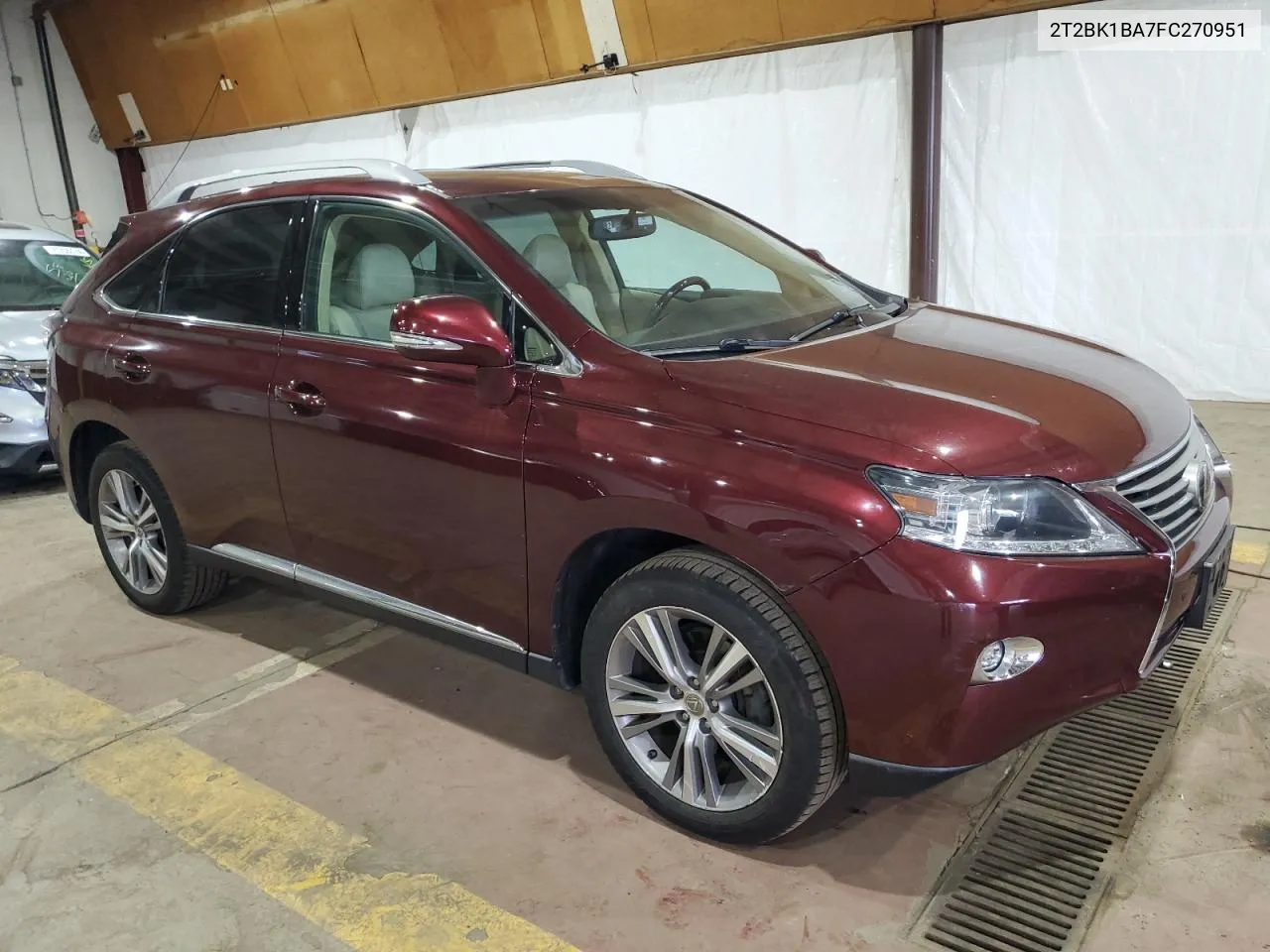 2015 Lexus Rx 350 Base VIN: 2T2BK1BA7FC270951 Lot: 72887454