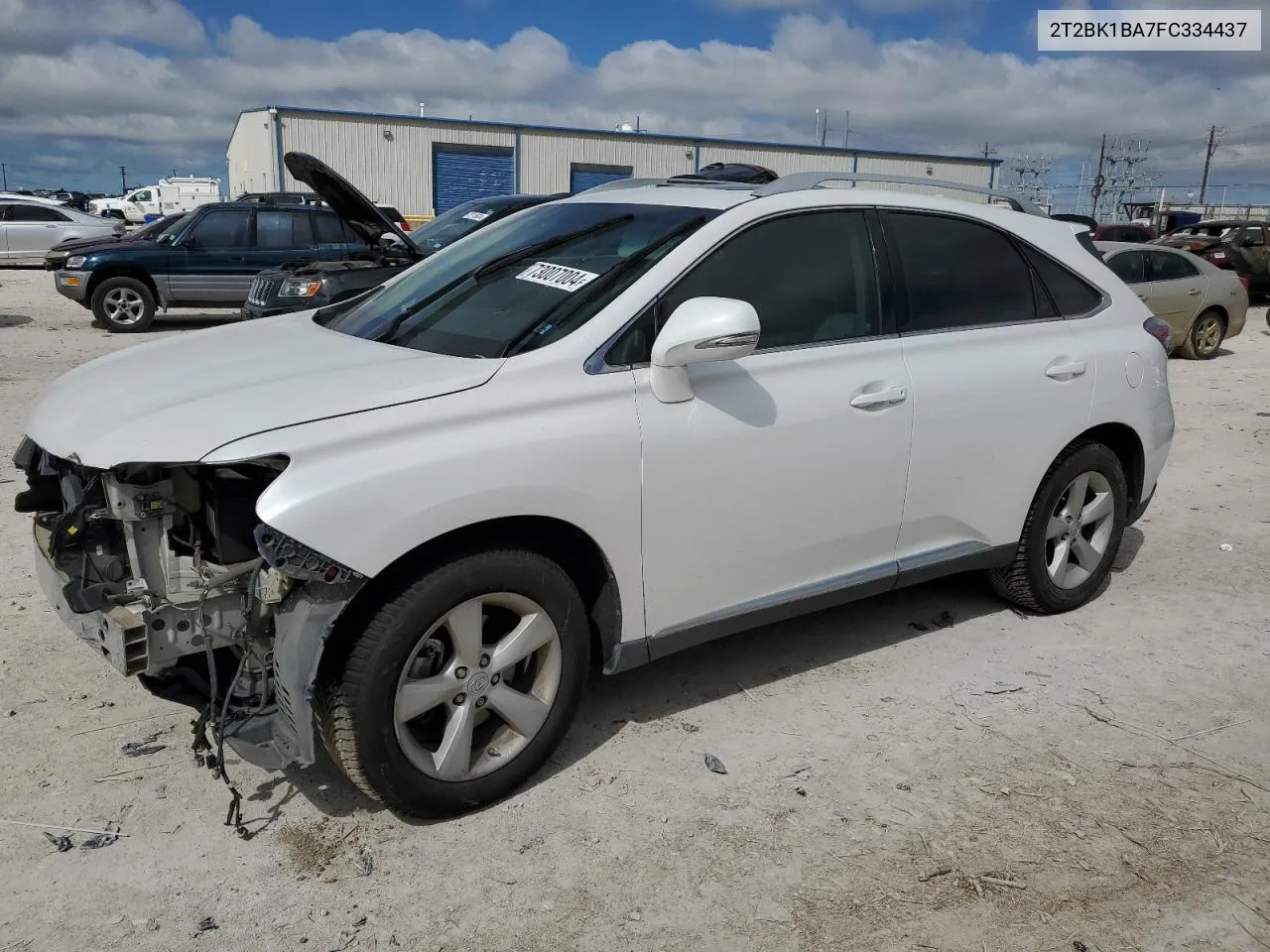 2015 Lexus Rx 350 Base VIN: 2T2BK1BA7FC334437 Lot: 73007004