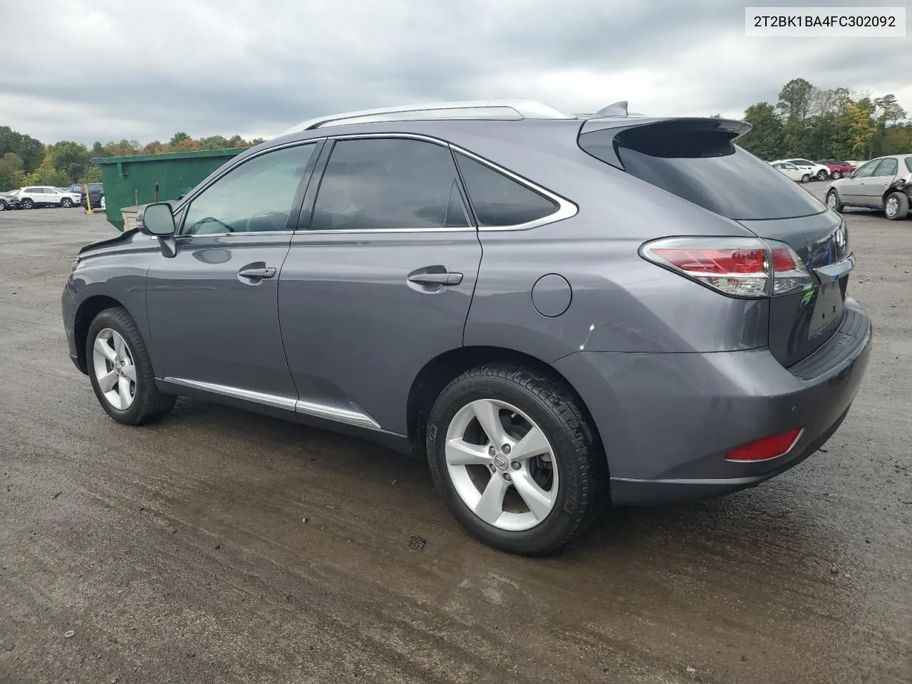 2015 Lexus Rx 350 Base VIN: 2T2BK1BA4FC302092 Lot: 73102504