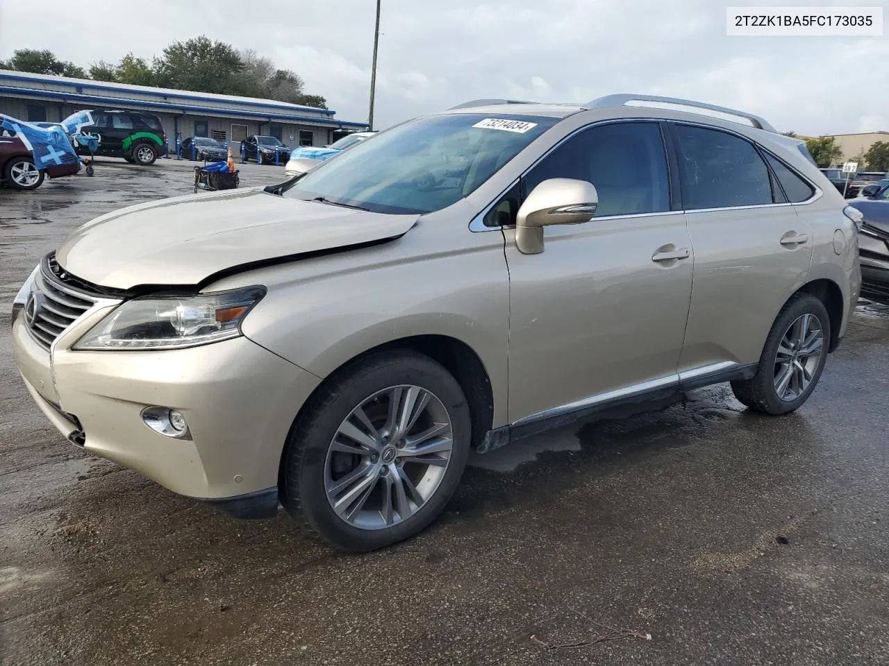 2T2ZK1BA5FC173035 2015 Lexus Rx 350