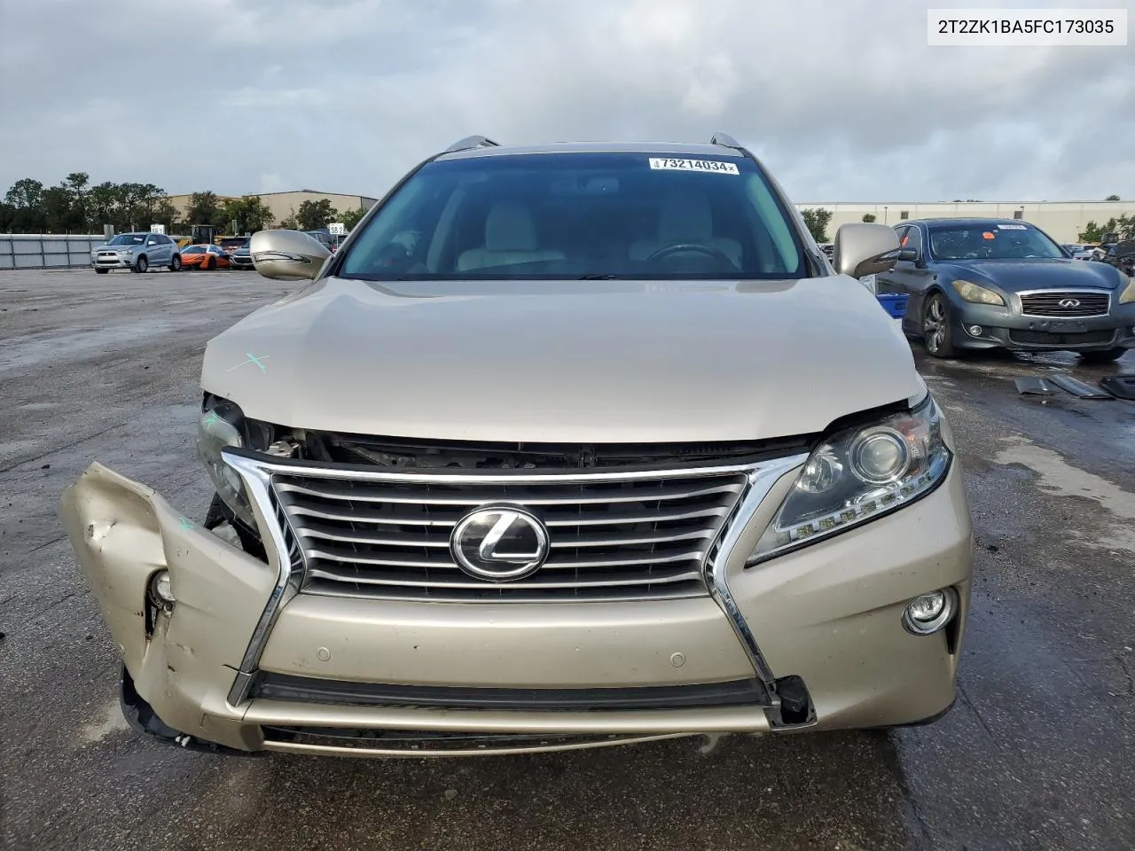 2015 Lexus Rx 350 VIN: 2T2ZK1BA5FC173035 Lot: 73214034