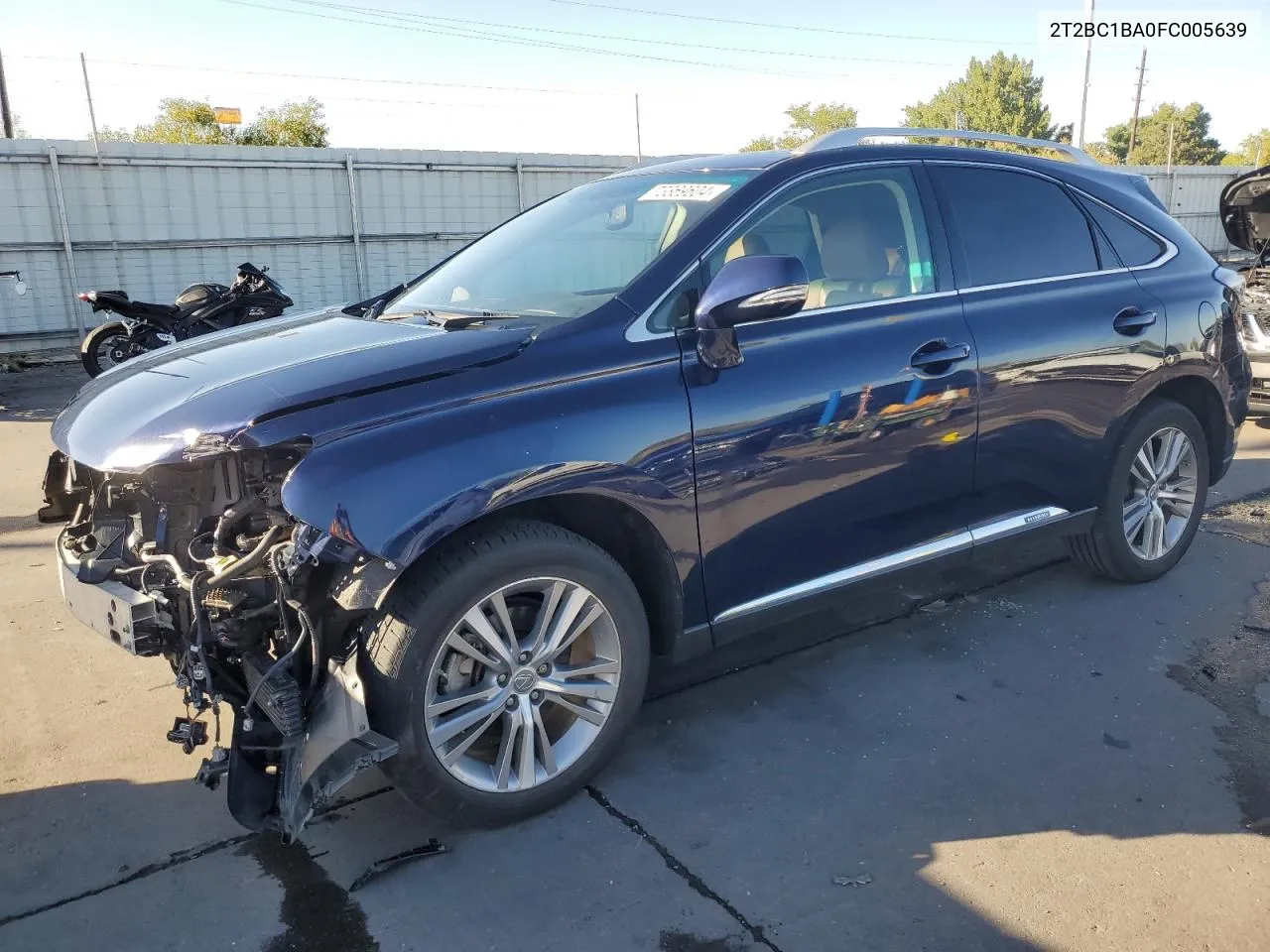 2T2BC1BA0FC005639 2015 Lexus Rx 450H