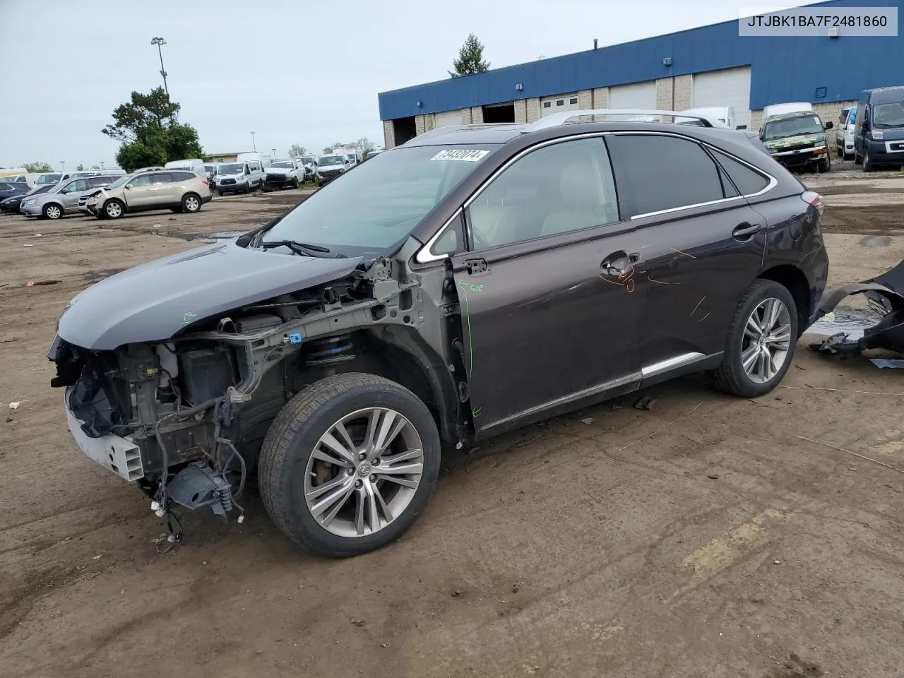 JTJBK1BA7F2481860 2015 Lexus Rx 350 Base