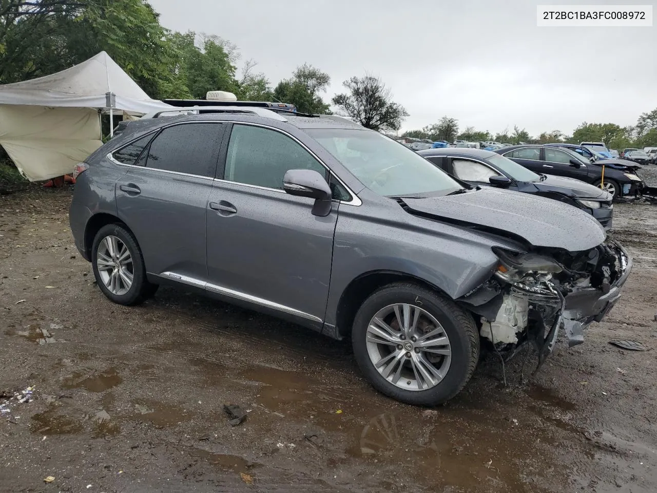 2015 Lexus Rx 450H VIN: 2T2BC1BA3FC008972 Lot: 73518584