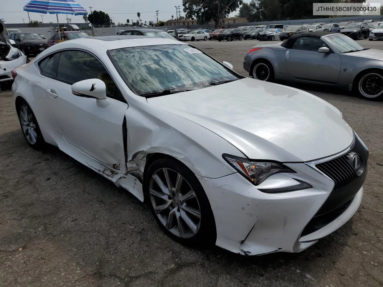 JTHHE5BC8F5000430 2015 Lexus Rc 350