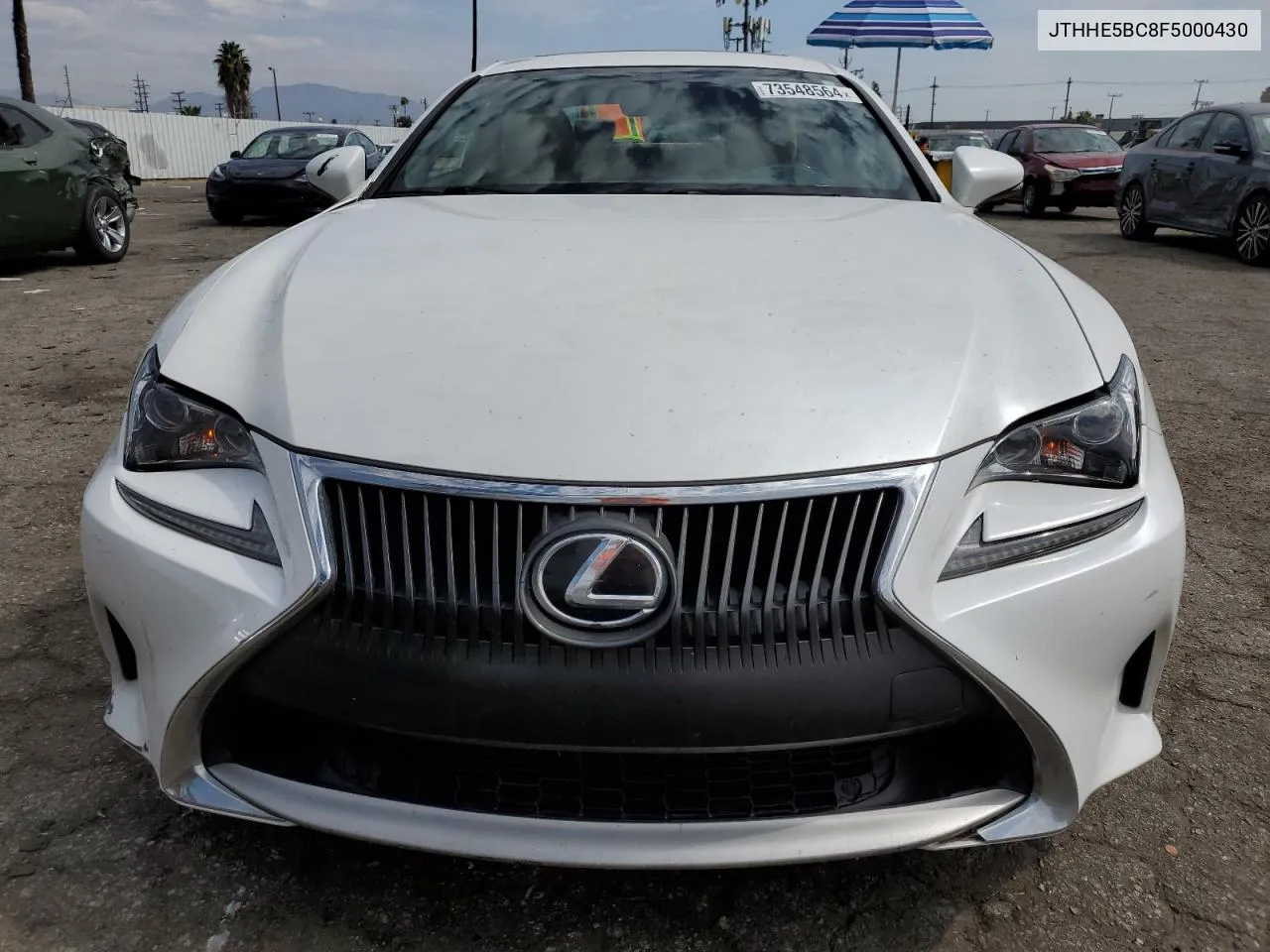 JTHHE5BC8F5000430 2015 Lexus Rc 350