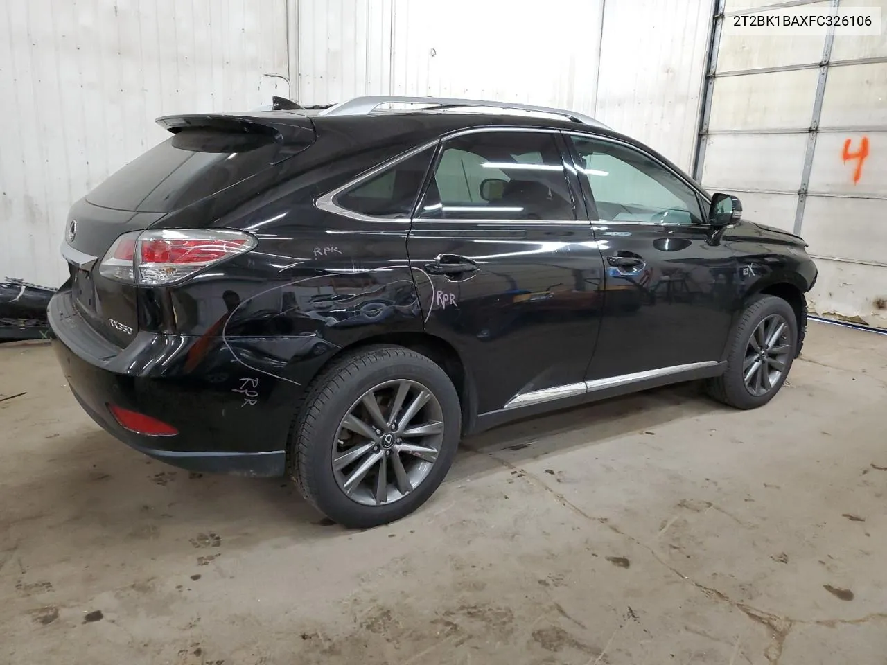 2T2BK1BAXFC326106 2015 Lexus Rx 350 Base