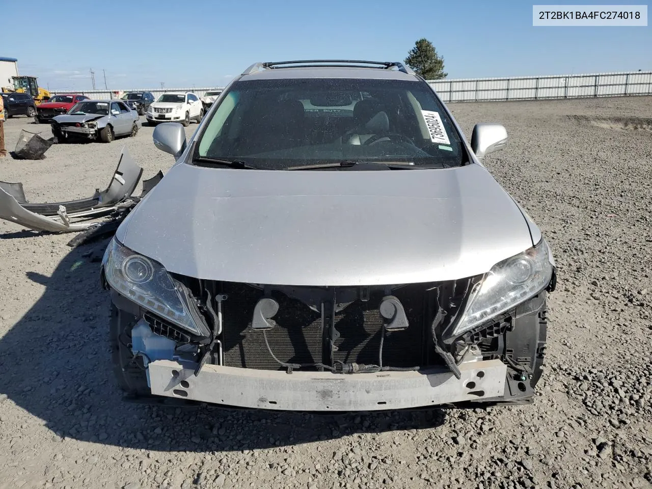 2015 Lexus Rx 350 Base VIN: 2T2BK1BA4FC274018 Lot: 73695024