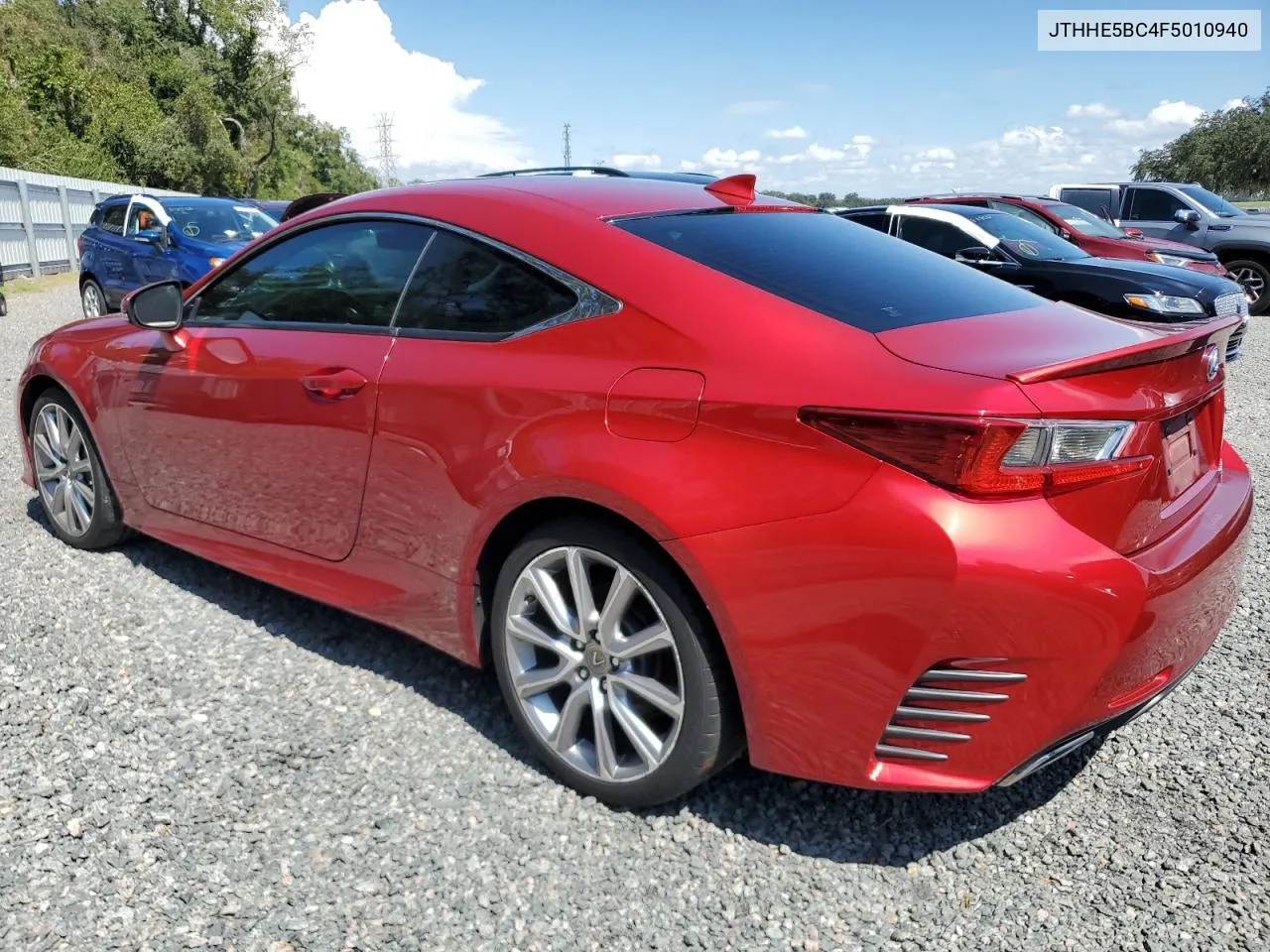 2015 Lexus Rc 350 VIN: JTHHE5BC4F5010940 Lot: 73697954