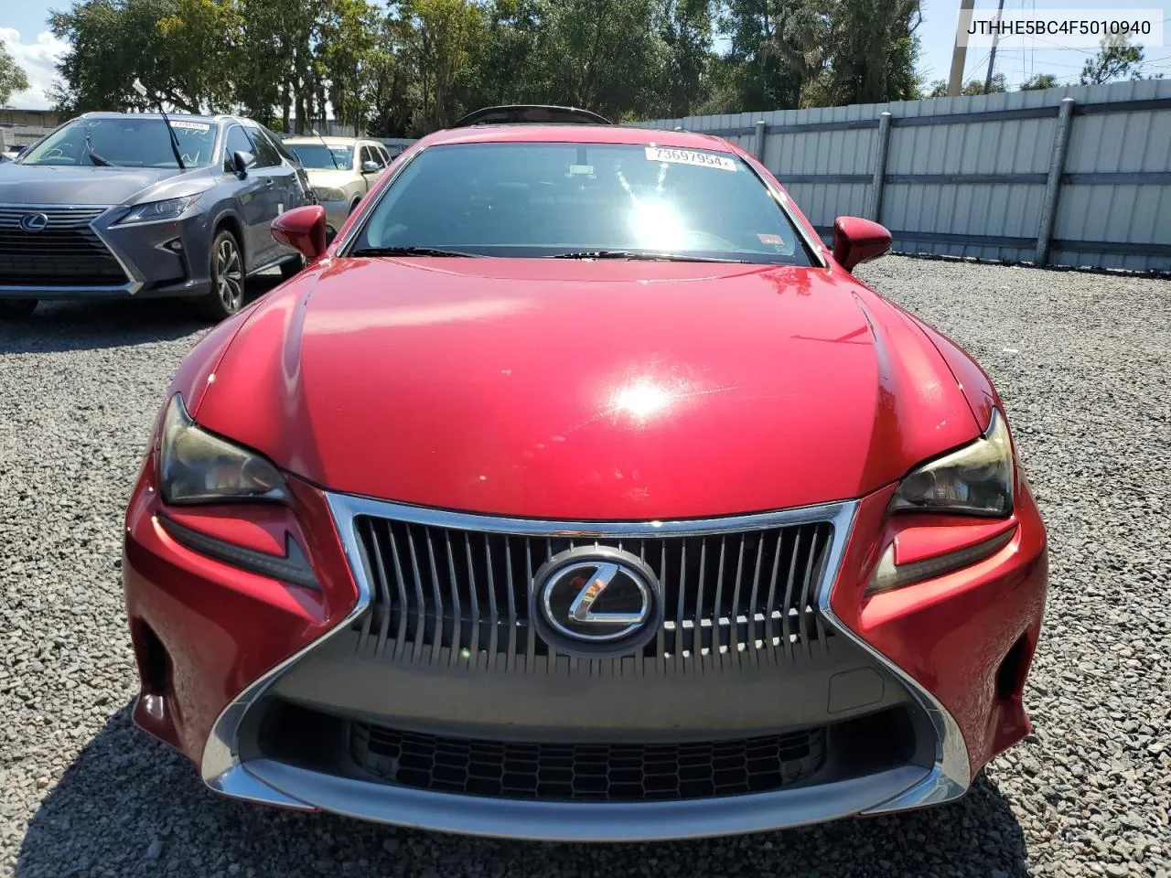 2015 Lexus Rc 350 VIN: JTHHE5BC4F5010940 Lot: 73697954