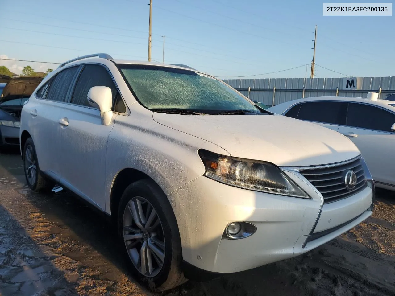 2015 Lexus Rx 350 VIN: 2T2ZK1BA3FC200135 Lot: 73754294