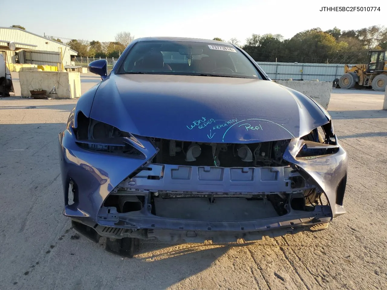 JTHHE5BC2F5010774 2015 Lexus Rc 350