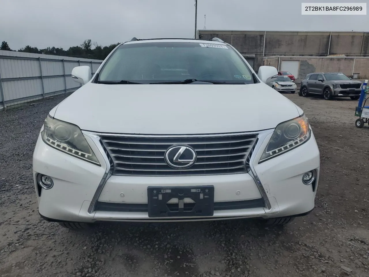 2015 Lexus Rx 350 Base VIN: 2T2BK1BA8FC296989 Lot: 73809924