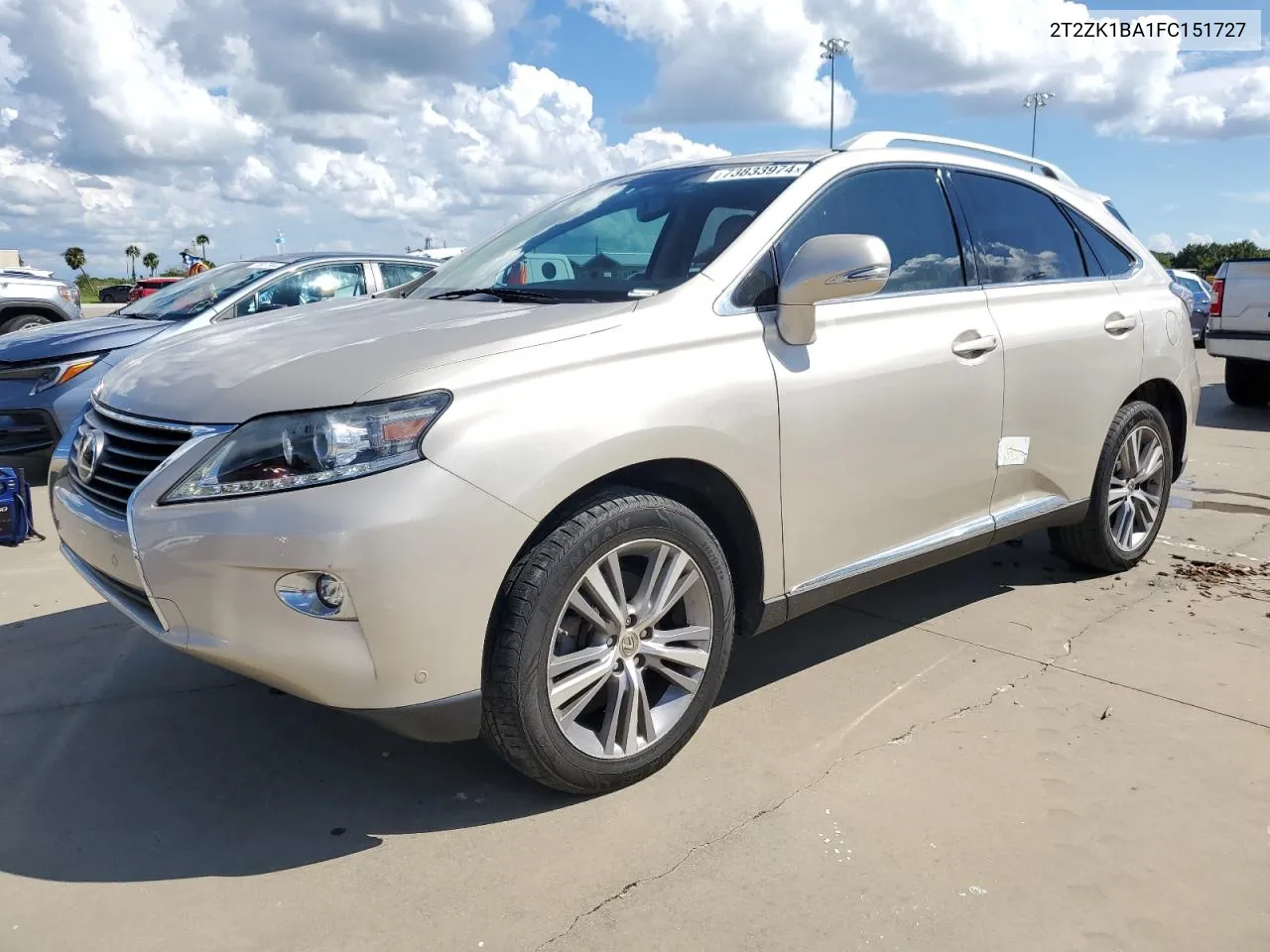 2T2ZK1BA1FC151727 2015 Lexus Rx 350