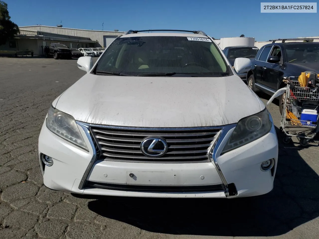 2015 Lexus Rx 350 Base VIN: 2T2BK1BA1FC257824 Lot: 73951614