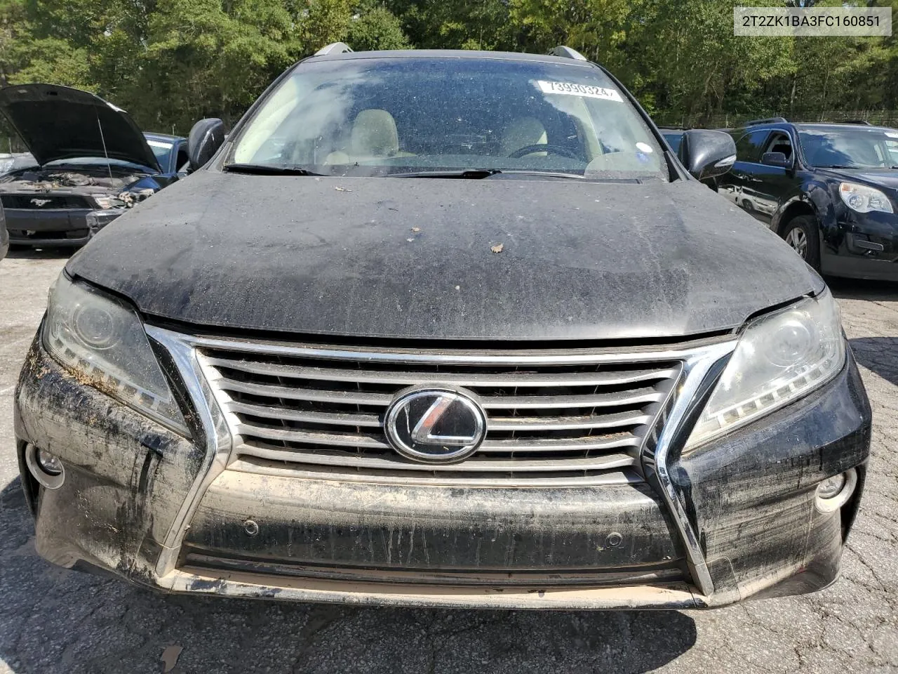 2T2ZK1BA3FC160851 2015 Lexus Rx 350