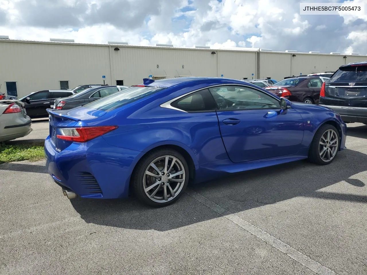 2015 Lexus Rc 350 VIN: JTHHE5BC7F5005473 Lot: 73991844