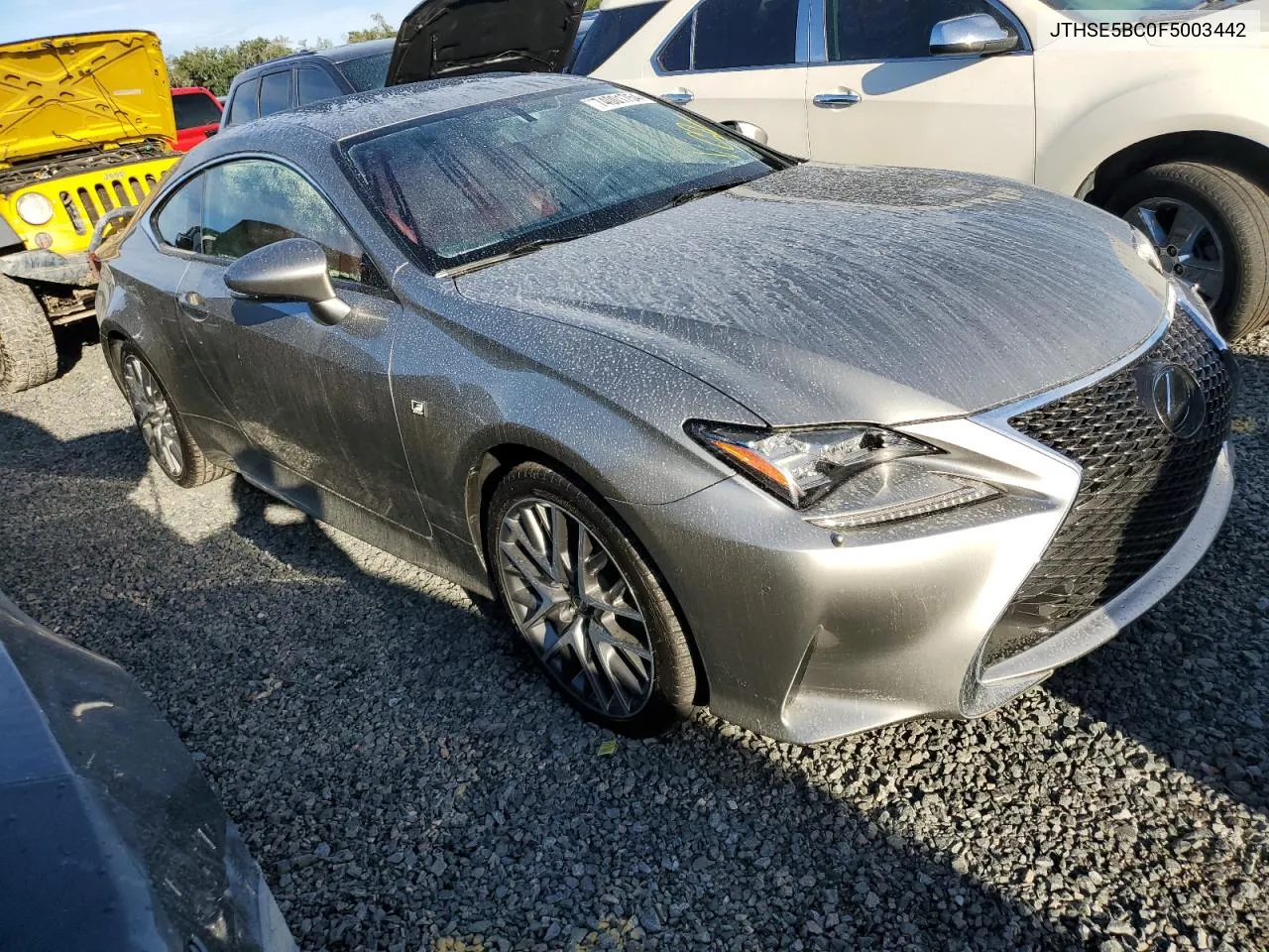 2015 Lexus Rc 350 VIN: JTHSE5BC0F5003442 Lot: 74001754