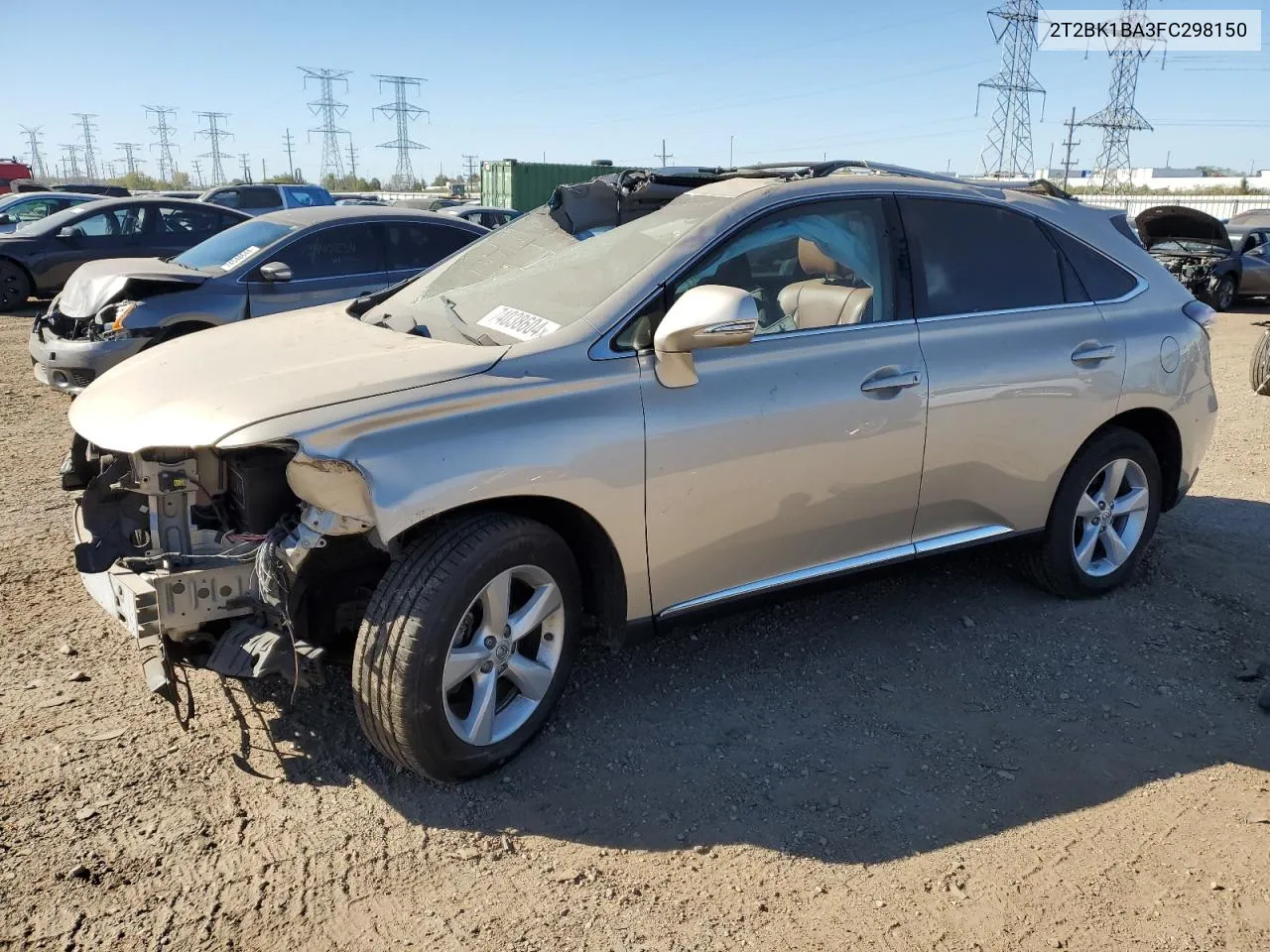 2015 Lexus Rx 350 Base VIN: 2T2BK1BA3FC298150 Lot: 74038604