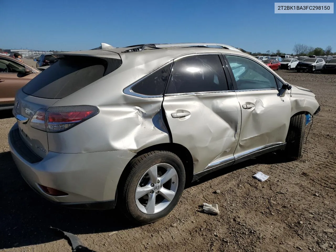 2015 Lexus Rx 350 Base VIN: 2T2BK1BA3FC298150 Lot: 74038604