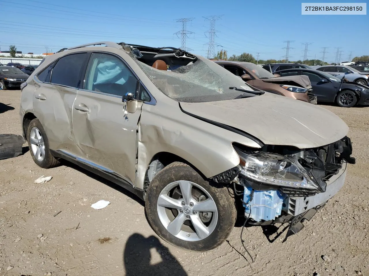 2015 Lexus Rx 350 Base VIN: 2T2BK1BA3FC298150 Lot: 74038604