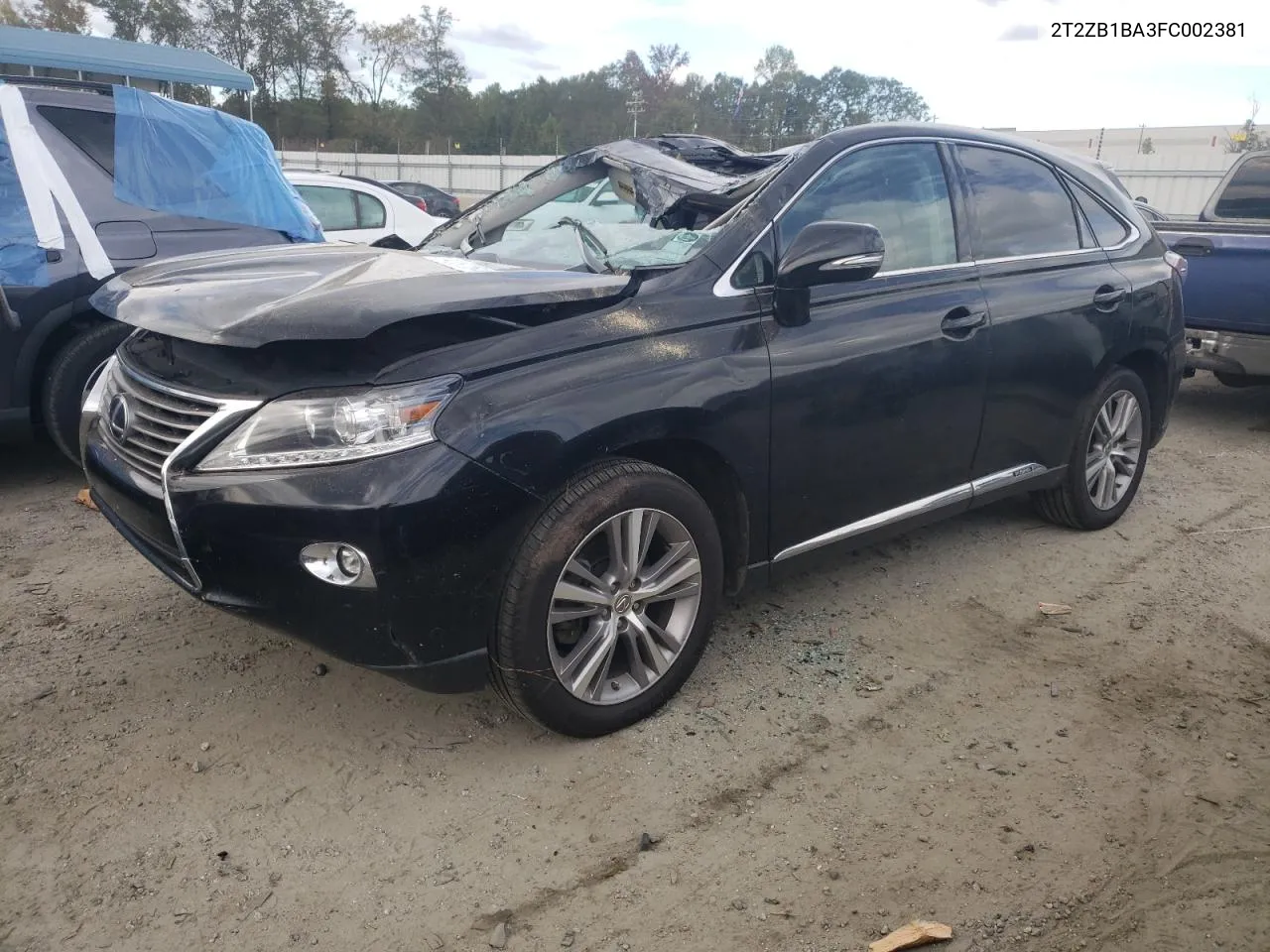 2015 Lexus Rx 450H VIN: 2T2ZB1BA3FC002381 Lot: 74067054