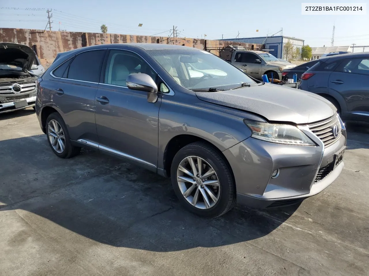 2015 Lexus Rx 450H VIN: 2T2ZB1BA1FC001214 Lot: 74106984