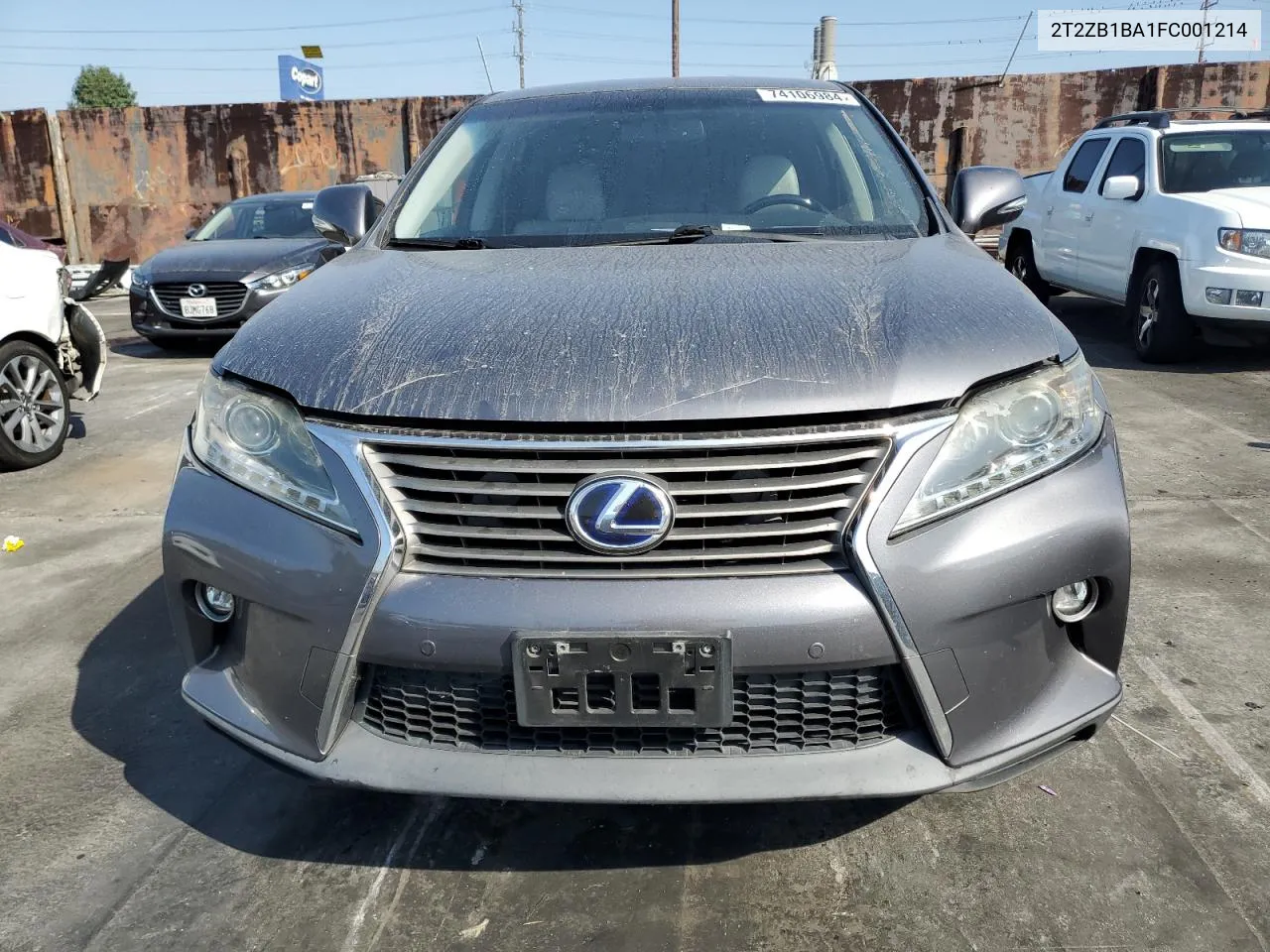 2T2ZB1BA1FC001214 2015 Lexus Rx 450H