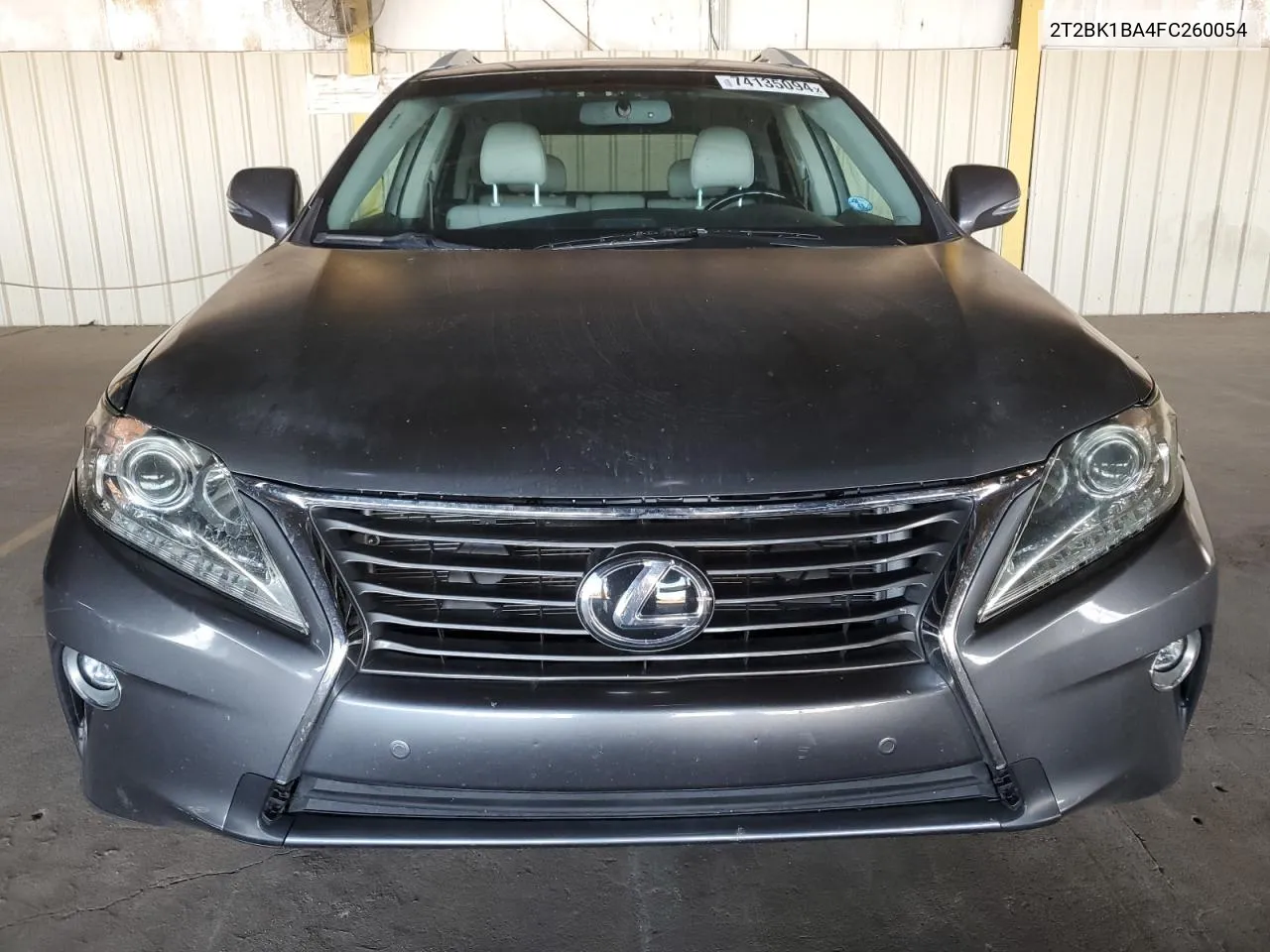 2015 Lexus Rx 350 Base VIN: 2T2BK1BA4FC260054 Lot: 74135094