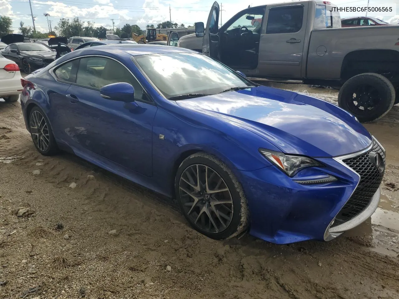 2015 Lexus Rc 350 VIN: JTHHE5BC6F5006565 Lot: 74173904