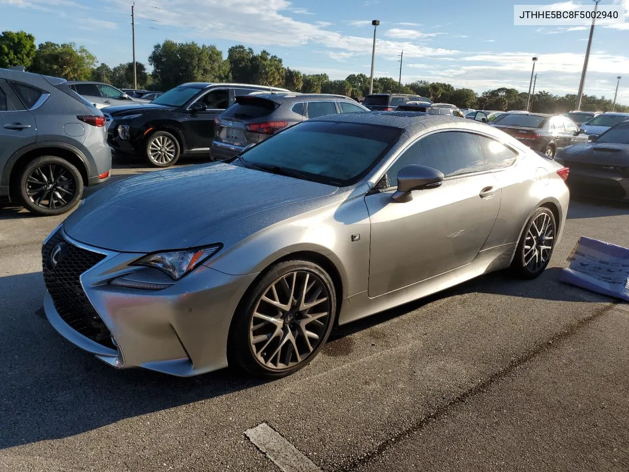 2015 Lexus Rc 350 VIN: JTHHE5BC8F5002940 Lot: 74181744