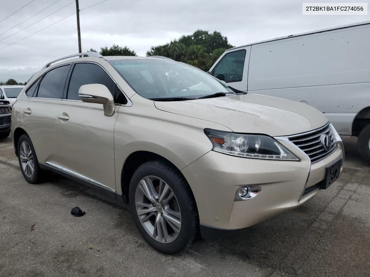 2015 Lexus Rx 350 Base VIN: 2T2BK1BA1FC274056 Lot: 74192674