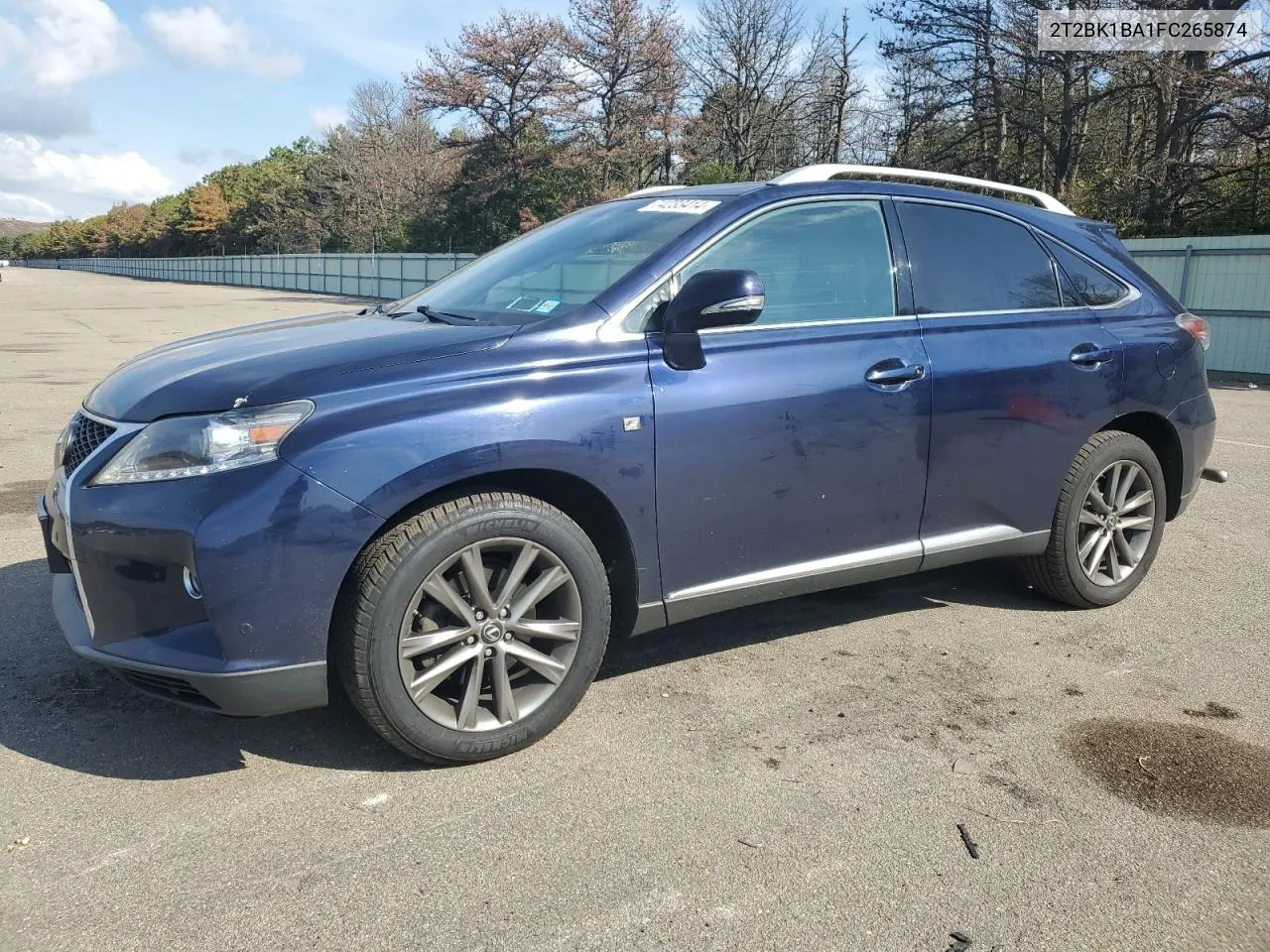 2015 Lexus Rx 350 Base VIN: 2T2BK1BA1FC265874 Lot: 74233414