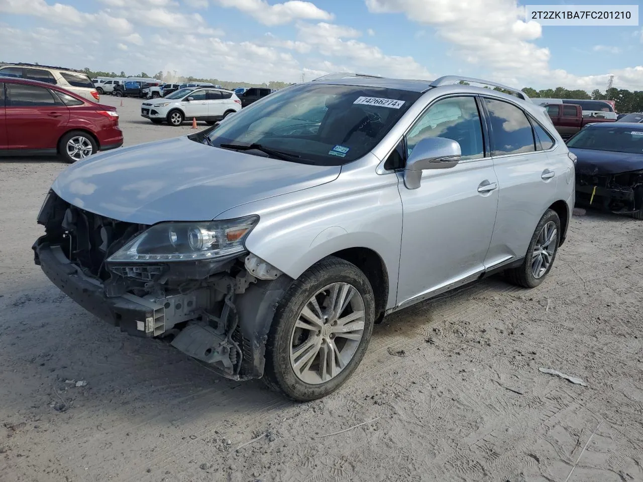 2015 Lexus Rx 350 VIN: 2T2ZK1BA7FC201210 Lot: 74266274