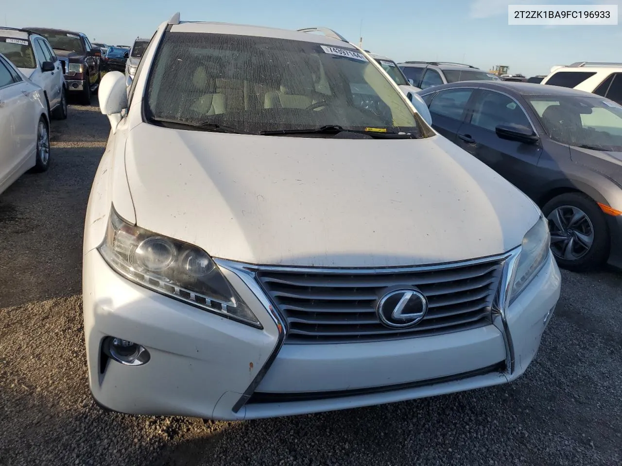 2015 Lexus Rx 350 VIN: 2T2ZK1BA9FC196933 Lot: 74397144