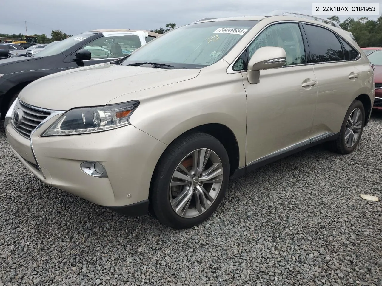 2015 Lexus Rx 350 VIN: 2T2ZK1BAXFC184953 Lot: 74449584