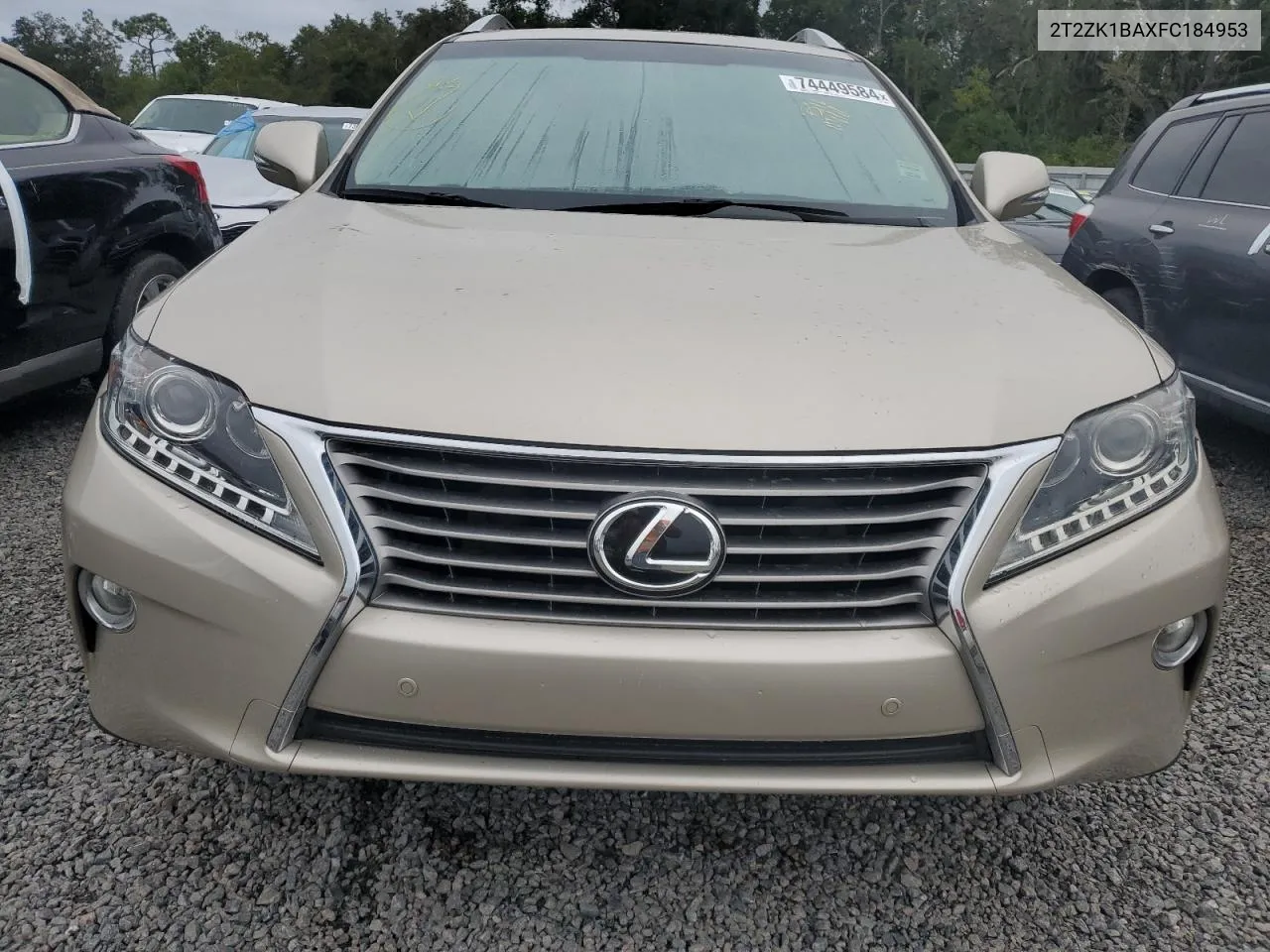 2015 Lexus Rx 350 VIN: 2T2ZK1BAXFC184953 Lot: 74449584