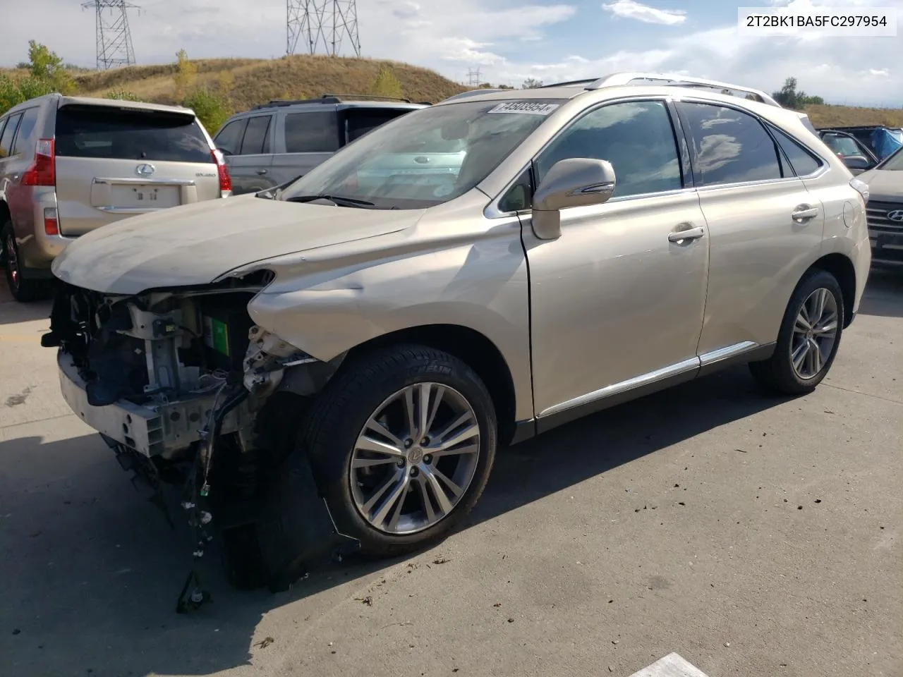 2015 Lexus Rx 350 Base VIN: 2T2BK1BA5FC297954 Lot: 74503954