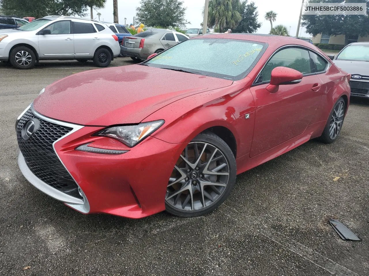 2015 Lexus Rc 350 VIN: JTHHE5BC0F5003886 Lot: 74588314