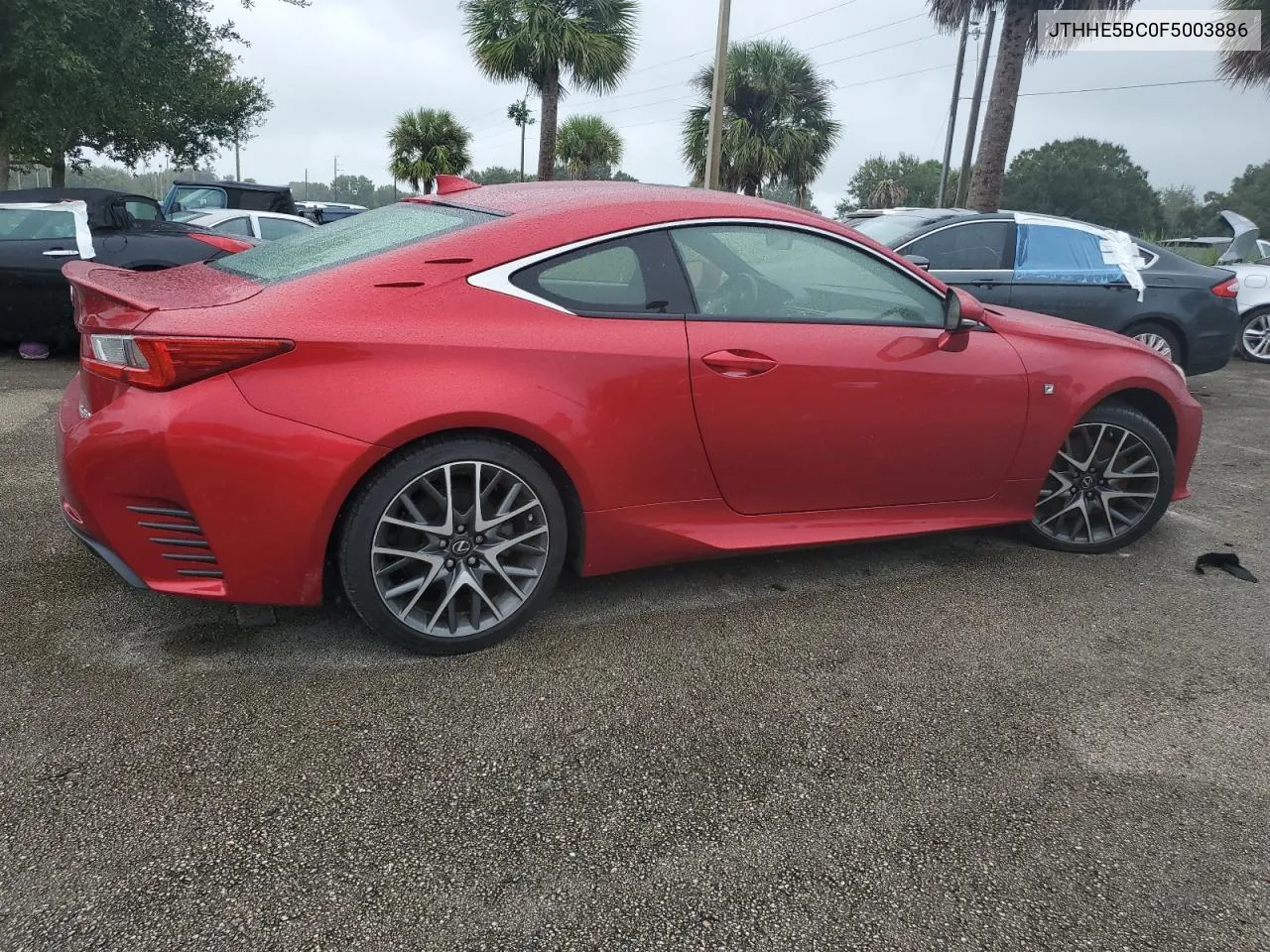 2015 Lexus Rc 350 VIN: JTHHE5BC0F5003886 Lot: 74588314