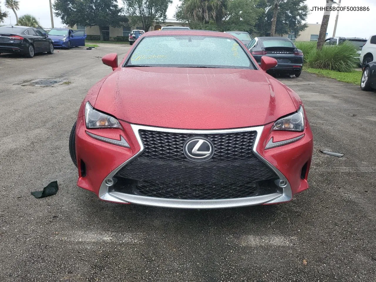 2015 Lexus Rc 350 VIN: JTHHE5BC0F5003886 Lot: 74588314