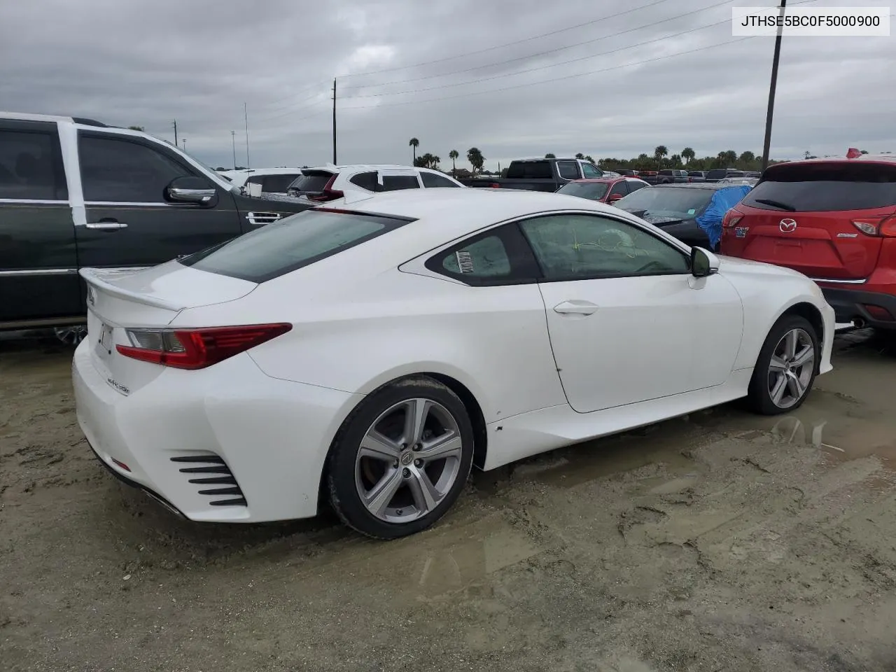 2015 Lexus Rc 350 VIN: JTHSE5BC0F5000900 Lot: 74698454