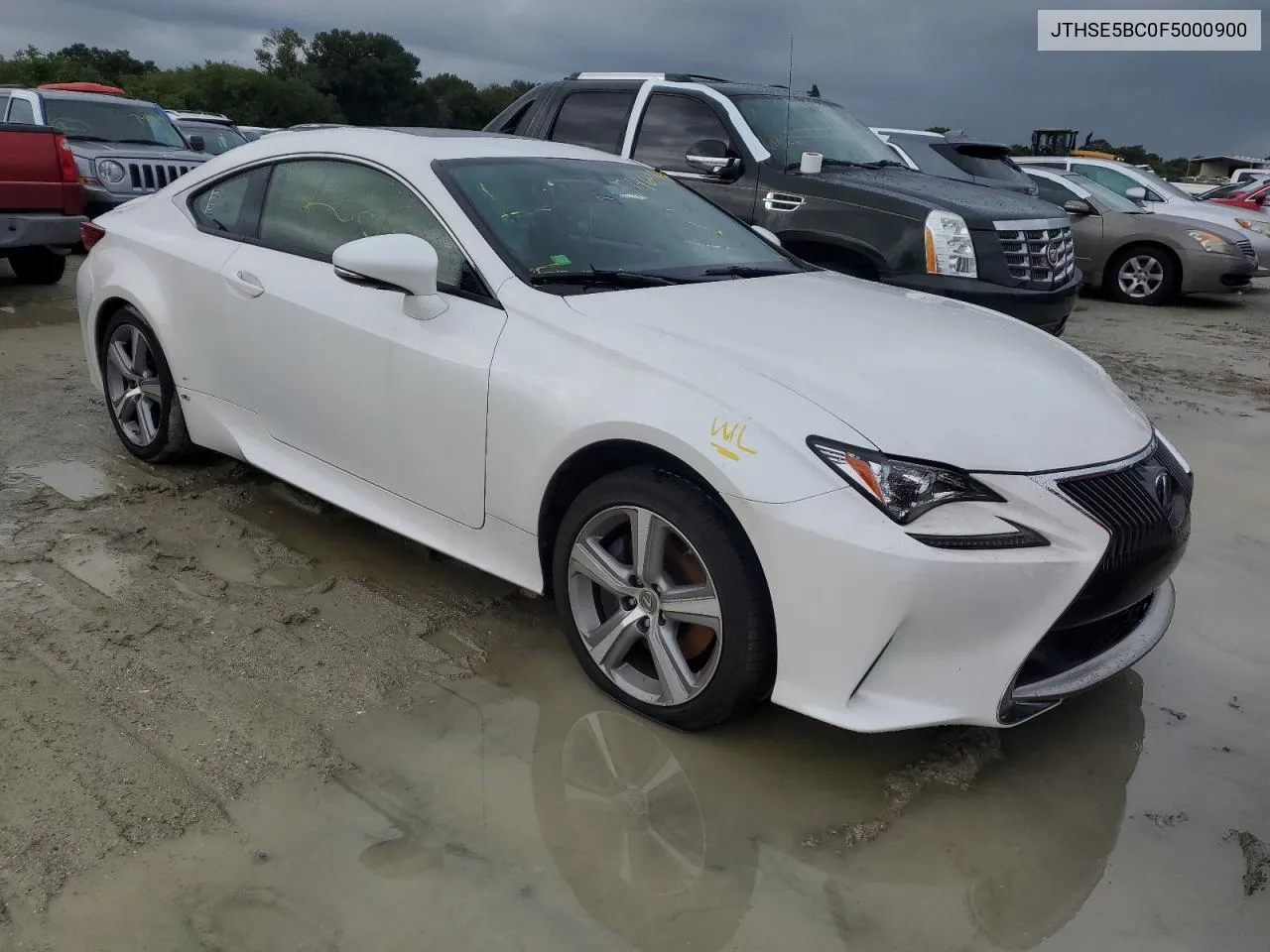 2015 Lexus Rc 350 VIN: JTHSE5BC0F5000900 Lot: 74698454