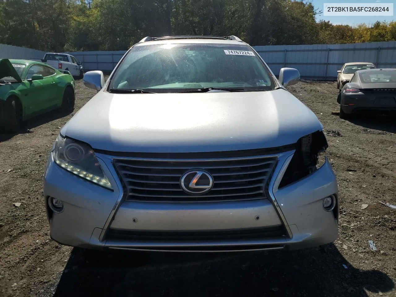 2015 Lexus Rx 350 Base VIN: 2T2BK1BA5FC268244 Lot: 74767224