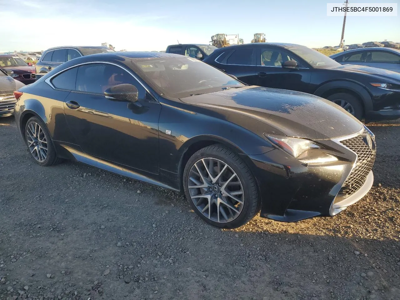 2015 Lexus Rc 350 VIN: JTHSE5BC4F5001869 Lot: 74880004