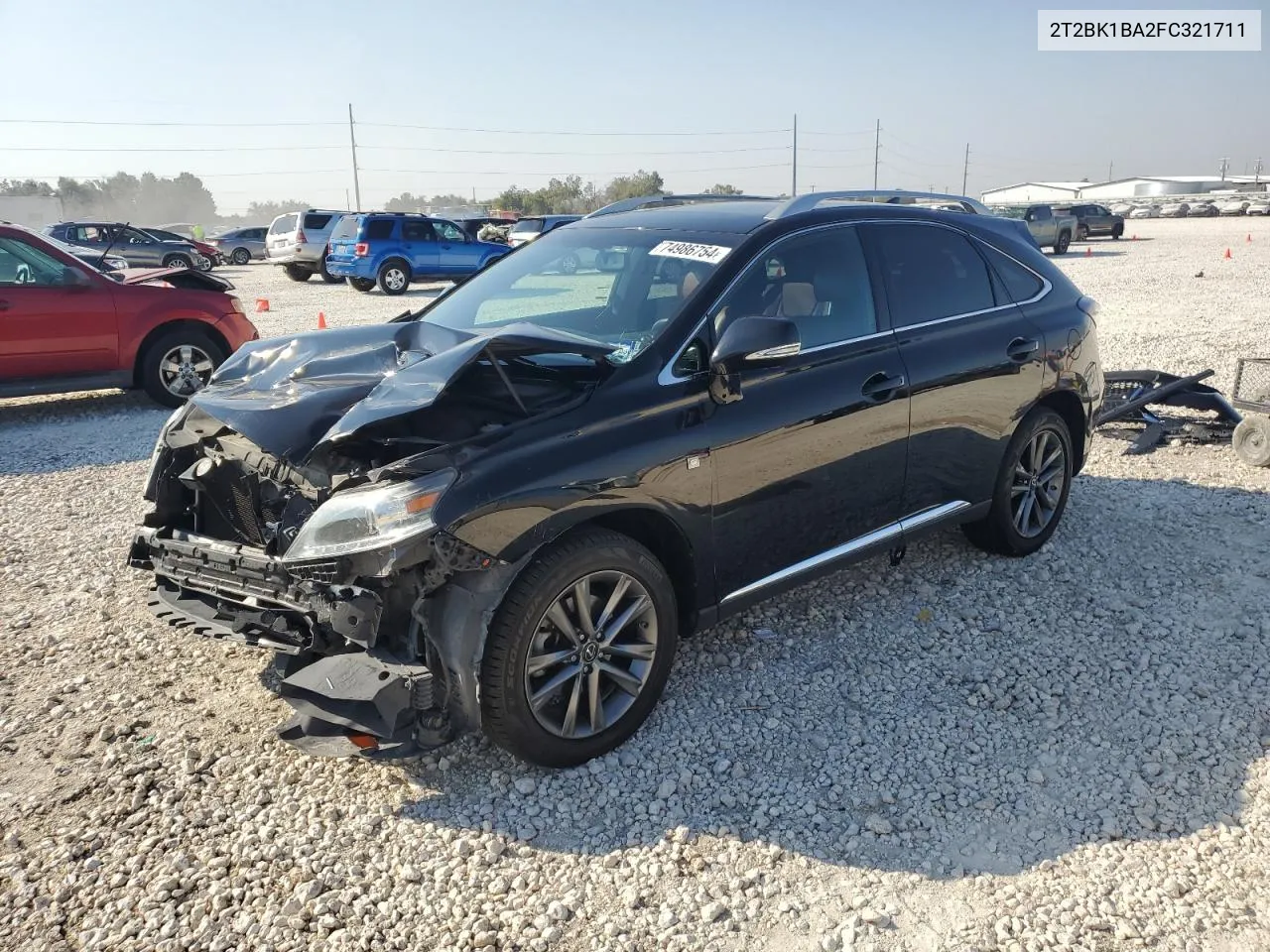 2015 Lexus Rx 350 Base VIN: 2T2BK1BA2FC321711 Lot: 74986754