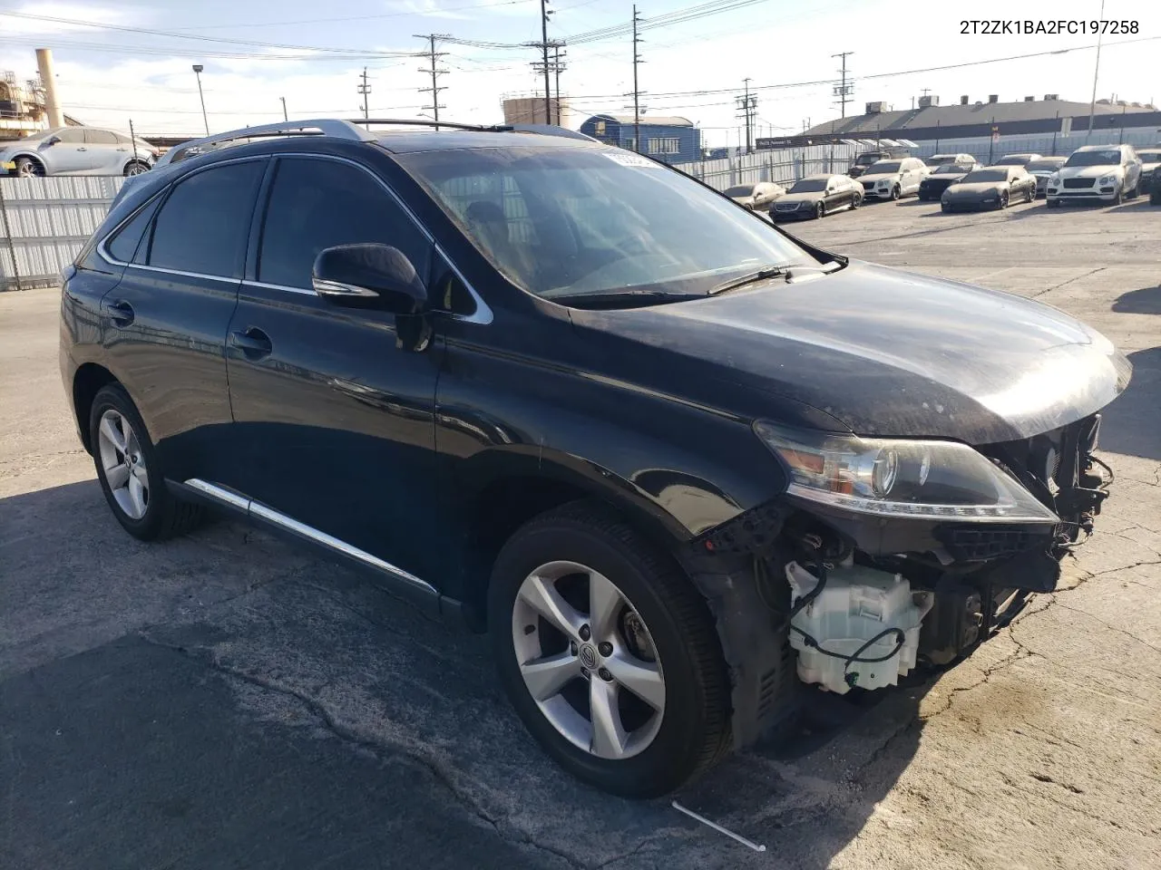 2015 Lexus Rx 350 VIN: 2T2ZK1BA2FC197258 Lot: 75029484