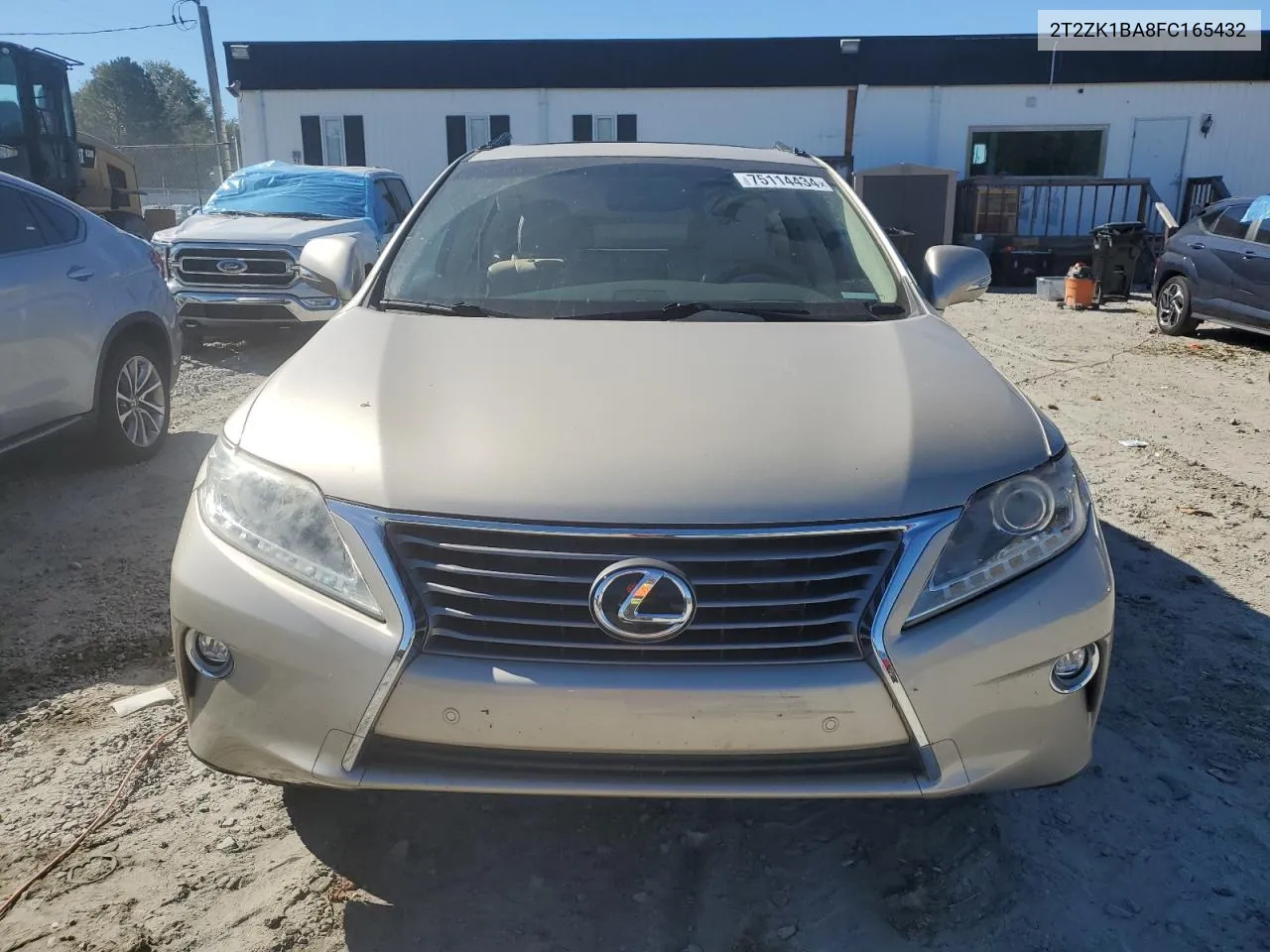 2015 Lexus Rx 350 VIN: 2T2ZK1BA8FC165432 Lot: 75114434