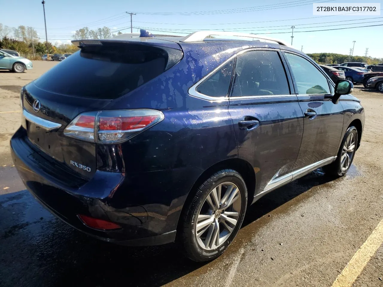 2015 Lexus Rx 350 Base VIN: 2T2BK1BA3FC317702 Lot: 75222764